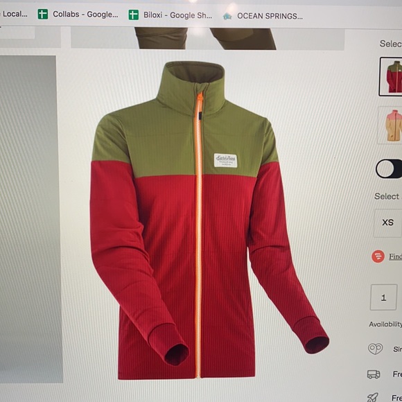 Kari Traa Sanne full zip in color Fancy - Picture 2 of 2